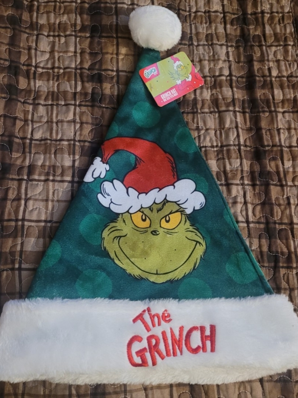 The Grinch Green Holiday Pom-Pom Hat